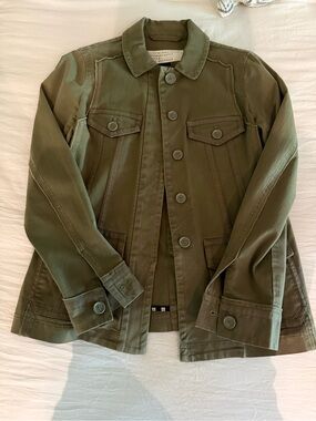 Women’s Marc Jacob’s Military-Style Olive Green Field Jacket
